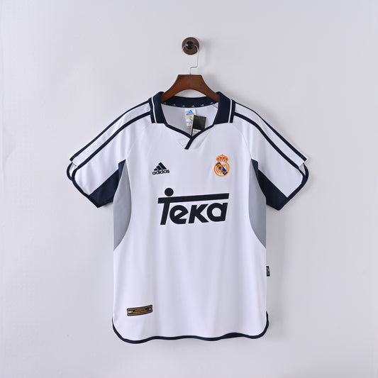 Real Madrid Home 00/01 Retro Jersey - Short Sleeve