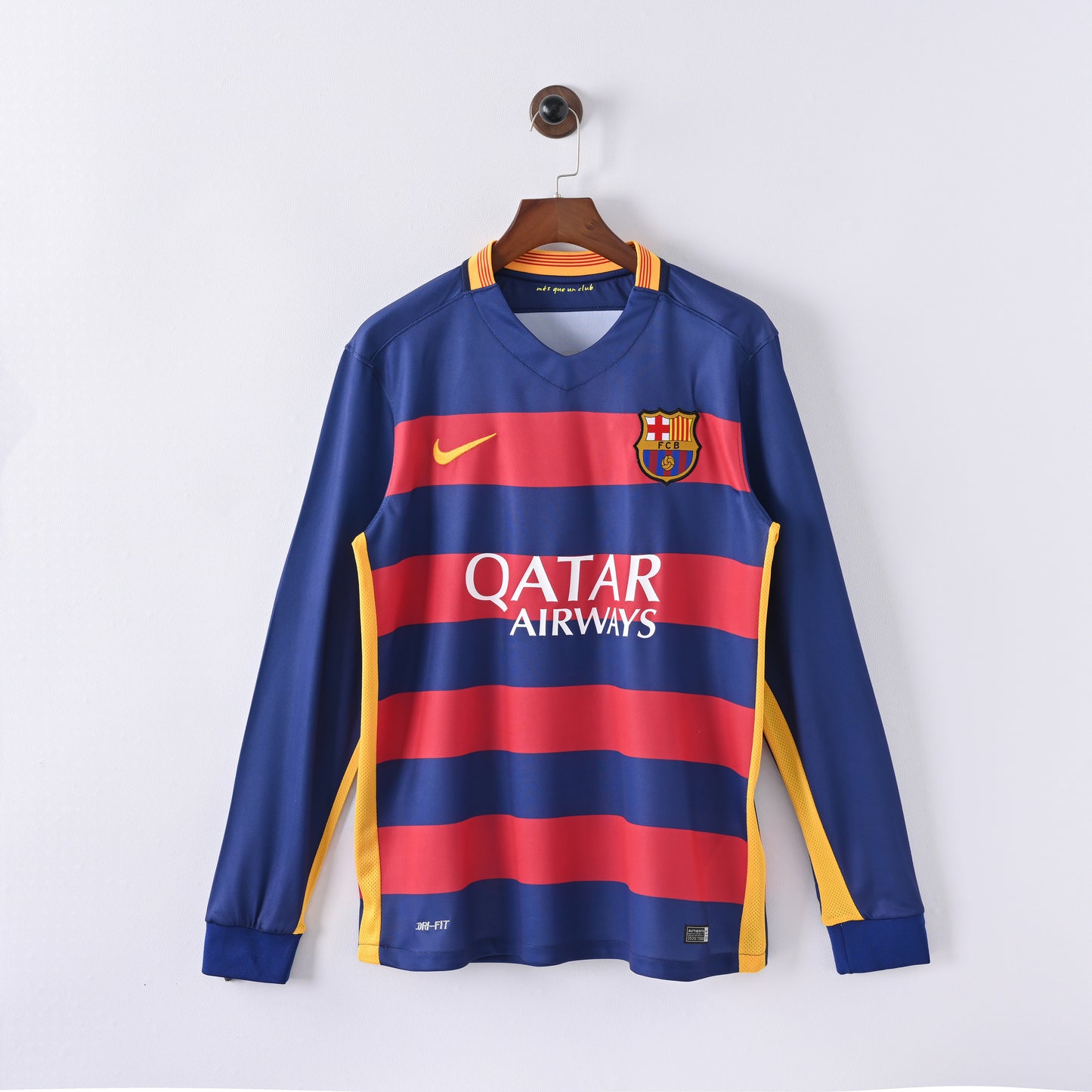 FC Barcelona Home 15/16 Retro Jersey - Long Sleeve