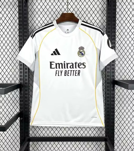 Real Madrid Home Jersey (Stadium Version, Short Sleeve) - 25/26