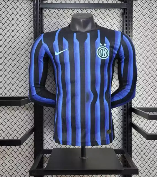 Inter Milan Home Jersey (Player Version, Long Sleeve) - 25/26