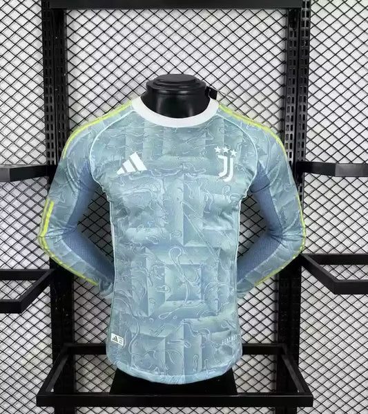 Juventus Away Jersey (Player Version, Long Sleeve) - 25/26