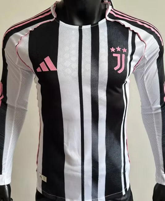 Juventus Home Jersey (Player Version, Long Sleeve) - 25/26