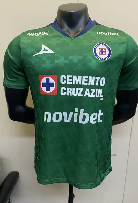 Cruz Azul Goalkeeper “Green” Jersey (Player Version, Short Sleeve) - 25/26