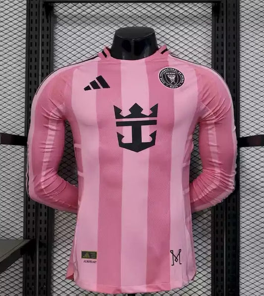 Inter Miami Home Jersey (Player Version, Long Sleeve) - 25/26