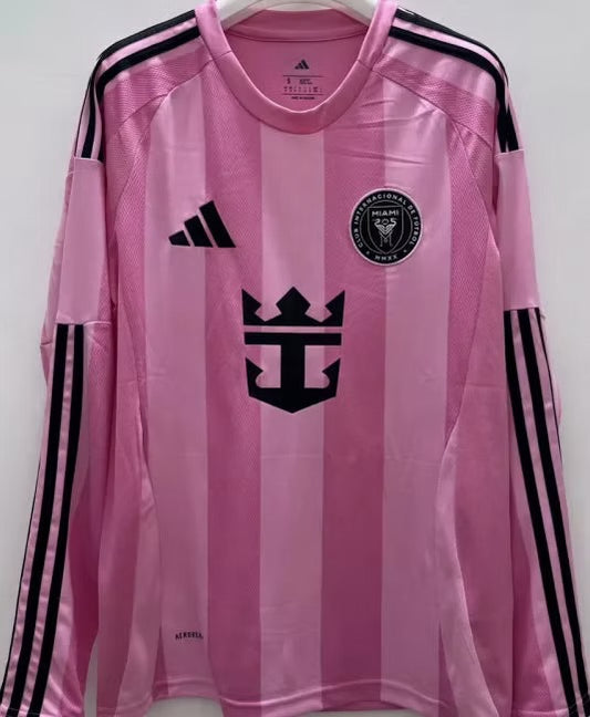 Inter Miami Home Jersey (Stadium Version, Long Sleeve) - 25/26
