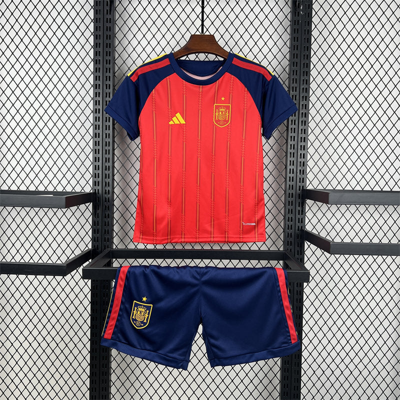 Spain 2026 World Cup Home Jersey Kids Set