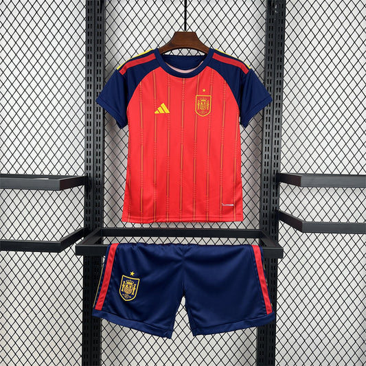 Spain 2026 World Cup Home Jersey Kids Set