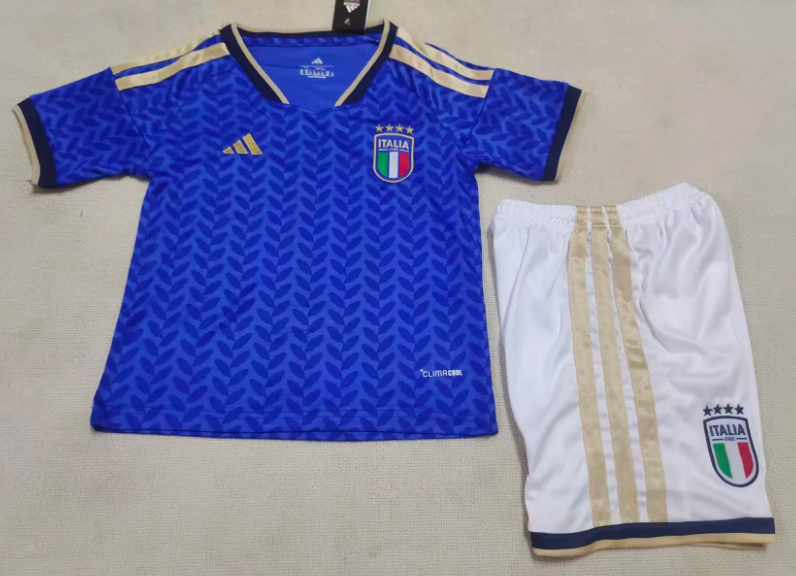 Italy 2026 World Cup Home Jersey Kids Set