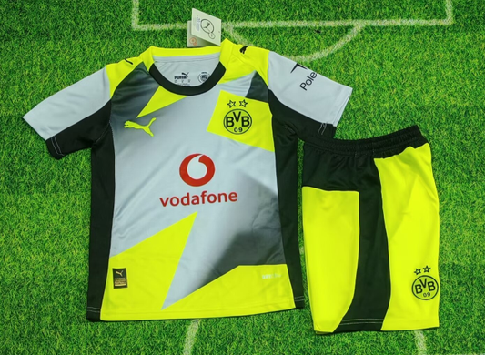 Borussia Dortmund Away Jersey Kids Set