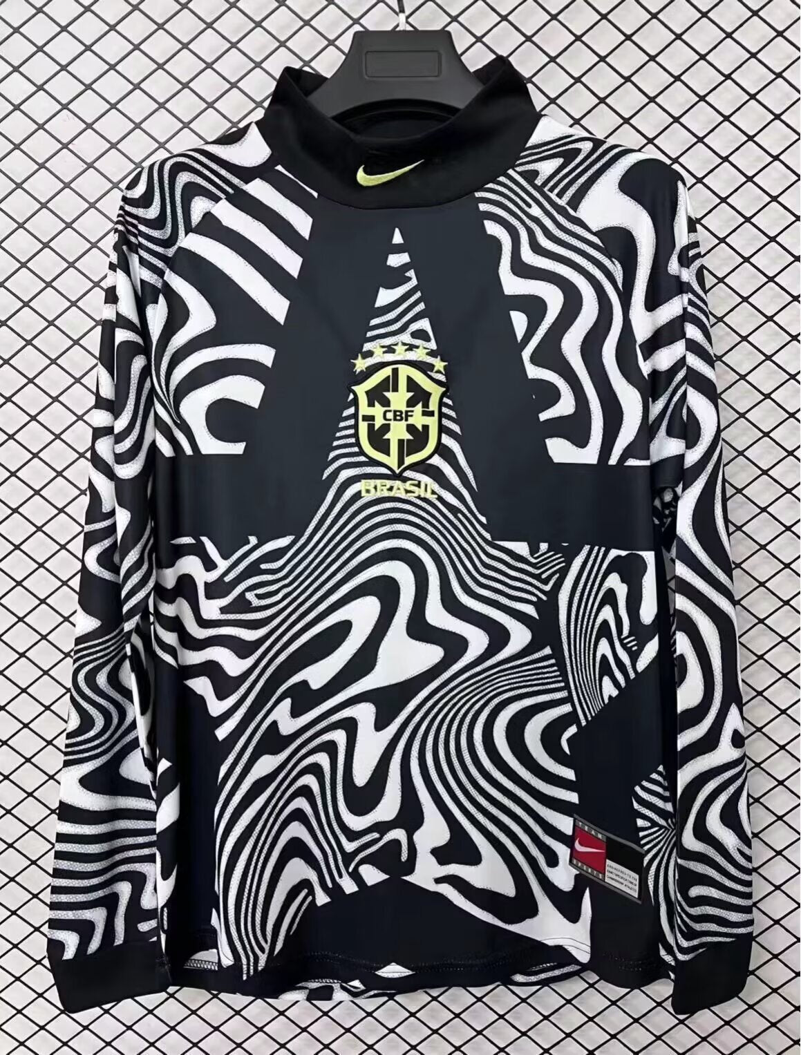 Brazil Hollywood Goalkeeper Jersey (Stadium, Long Sleeve)