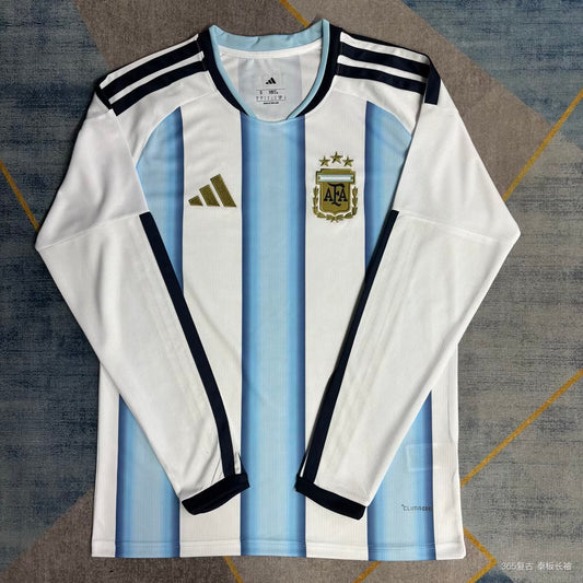 Argentina 2026 World Cup Home Jersey (Stadium, Long Sleeve)