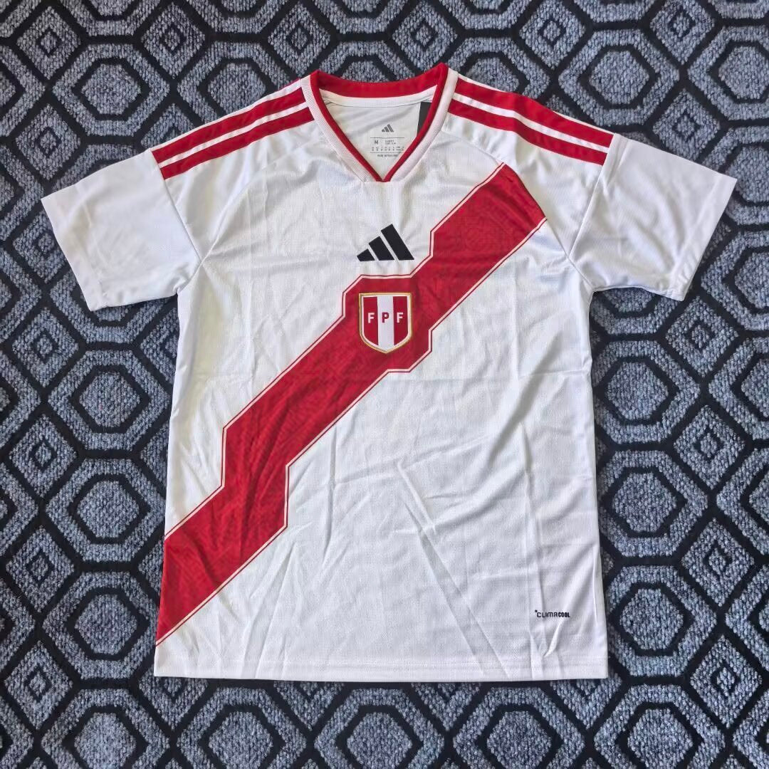 Peru 2026 World Cup Home Jersey (Stadium, Short Sleeve)