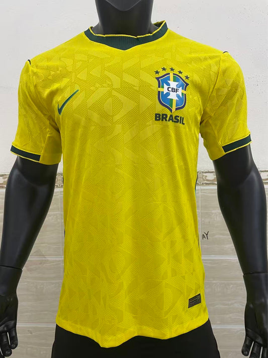 Brazil 2026 World Cup Home Jersey (Player, Short Sleeve)
