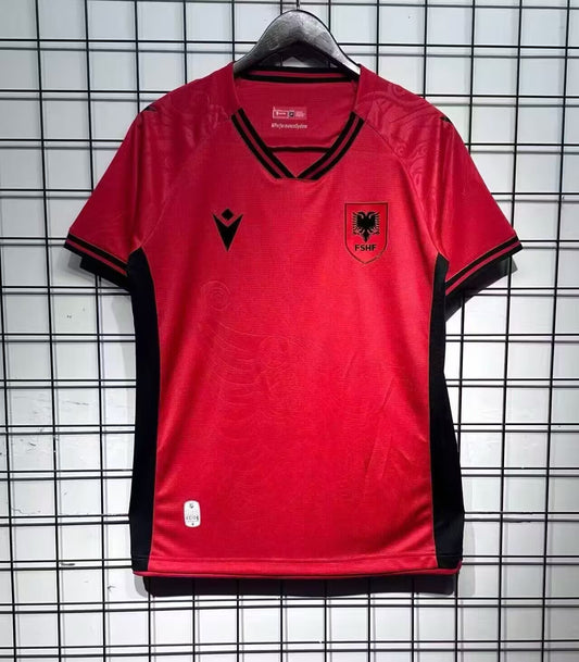 Albania 2025 Home Jersey (Stadium, Short Sleeve)