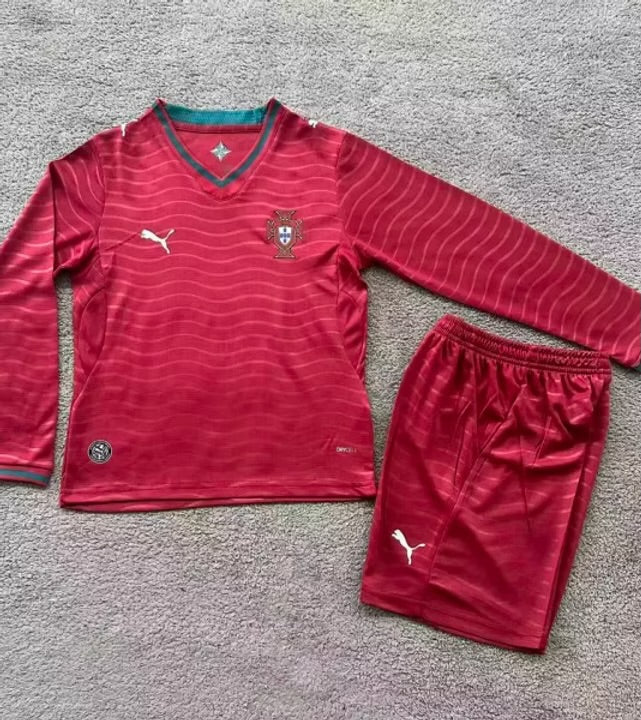 Portugal 2026 World Cup Home Jersey Kids Set