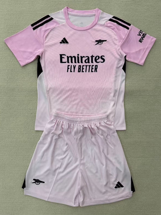 Arsenal Pink Goalkeeper Jersey Kids Set