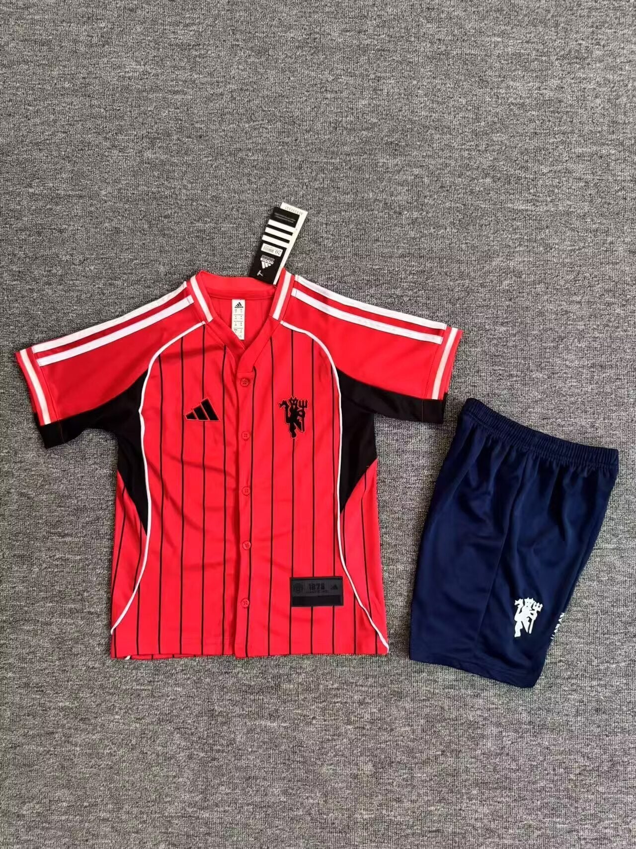 Manchester United Baseball Shirt Kids Set
