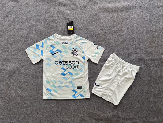 Inter Milan Away Jersey Kids Set