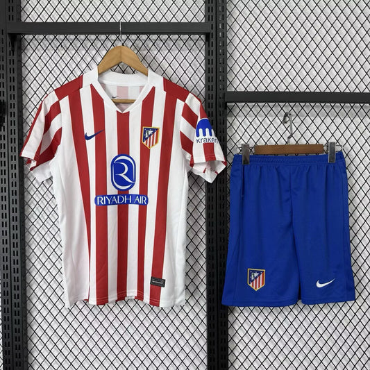 Atletico Madrid Home Jersey Kids Set