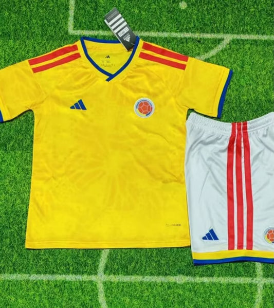 Colombia 2026 World Cup Home Jersey Kids Set