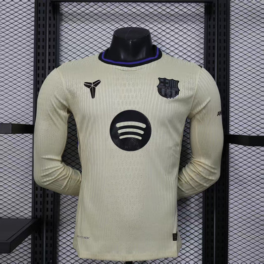 Barcelona Away Jersey (Player Version, Long Sleeve) - 25/26