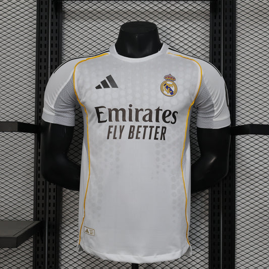 Real Madrid Home Jersey (Player Version, Short Sleeve) - 25/26