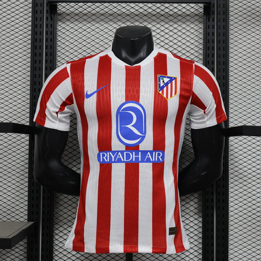Atlético Madrid Home Jersey (Player Version, Short Sleeve) - 25/26