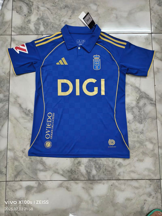 Real Oviedo Home Jersey (Stadium Version, Short Sleeve) - 25/26