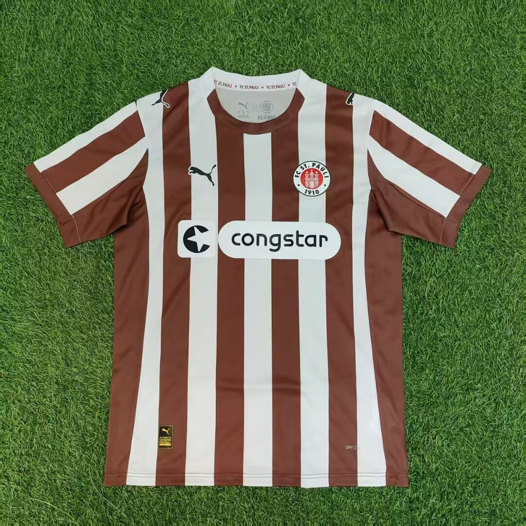 St. Pauli Home Jersey (Stadium Version, Short Sleeve) - 25/26