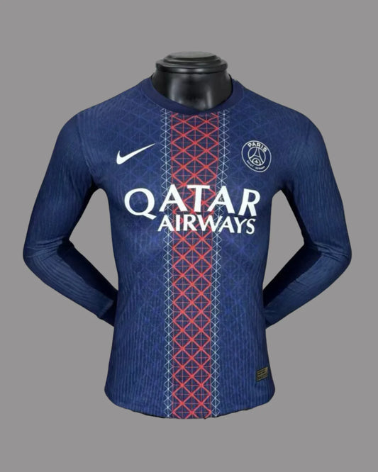 PSG Home Jersey (Player Version, Long Sleeve) - 25/26